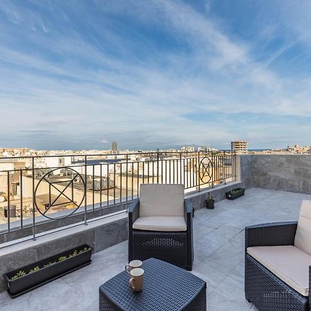 Terrace View- A Charming Two Bedrooms Penthouse Ac-Wifi Msida Exterior photo