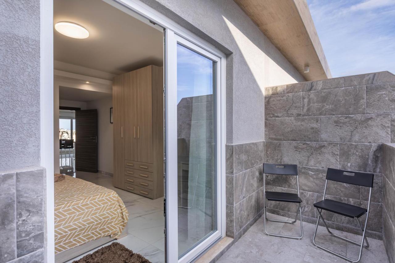 Terrace View- A Charming Two Bedrooms Penthouse Ac-Wifi Msida Exterior photo